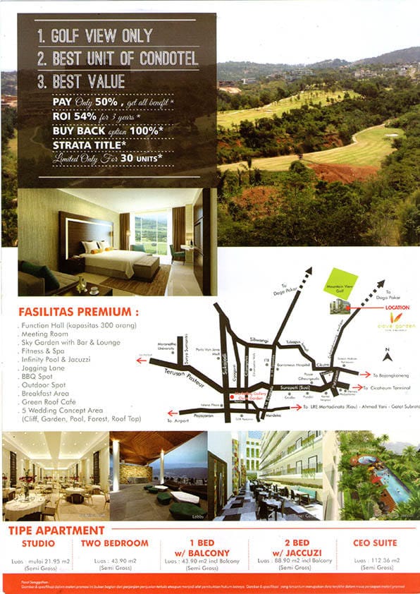 Clove Garden Kondotel Apartemen Dago Bandung Clove Garden Kondotel Apartemen Dago Bandung