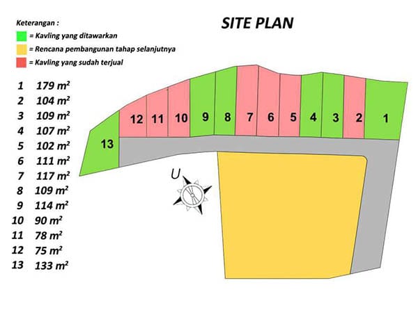 Siteplan Perumahan Sembrani Residence Arcamanik Bandung Timur